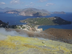 Fumarole auf Vulcano